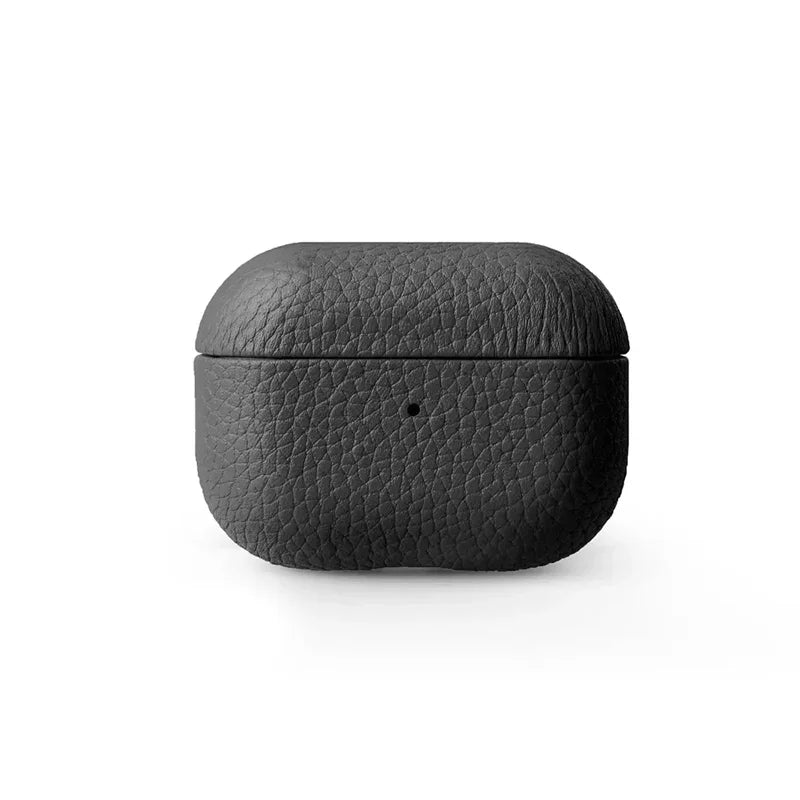 Melkco Airpod Pro 2 Origin Series Premium Leather Cover - Black - Tashqila Melkco Airpod Pro 2 Origin Series Premium Leather Cover - Black - Tashqila